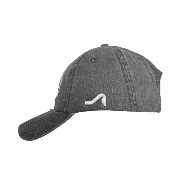 Robin Ruth Miami Beach Women's Baseball Cap Relaxed Cotton Grey Adjustable - Picture 4 of 6